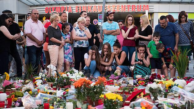 Trauer nach dem Anschlag von München 2016