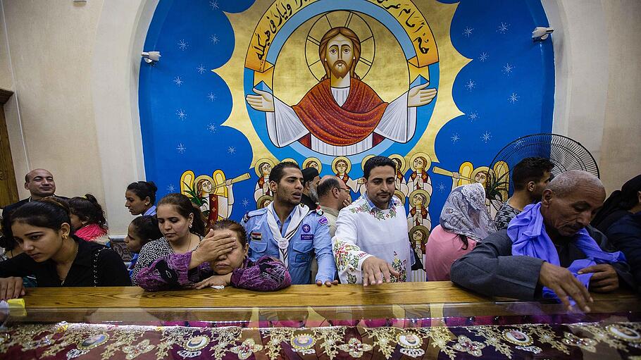 Beerdingungsgottesdienst für 2015 in Libyen enthauptete Kopten
