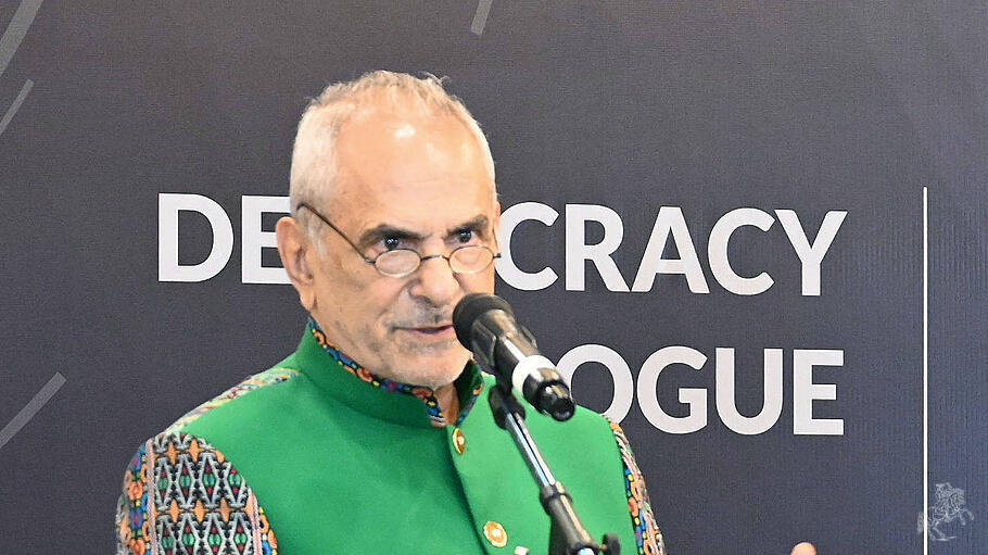 Der Präsident Ost-Timors José Ramos-Horta bei einer Rede in Jakarta am 7. August 2023.
