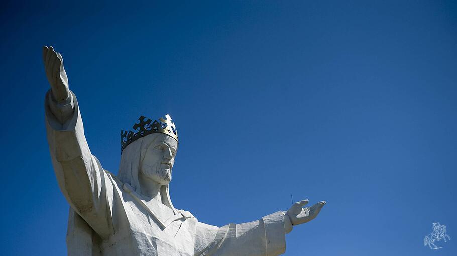 Statue Christus König Pomnik Chrystusa Krola in Swiebodzin Polen