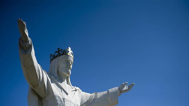 Statue Christus König Pomnik Chrystusa Krola in Swiebodzin Polen