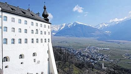 Blick vom Kloster Marienberg im Vinschgau