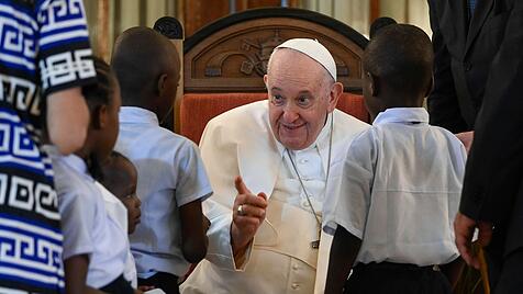 Papst Franziskus im Kongo