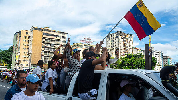 Demonstrationen gegen Wahlbetrug in Venezuela
