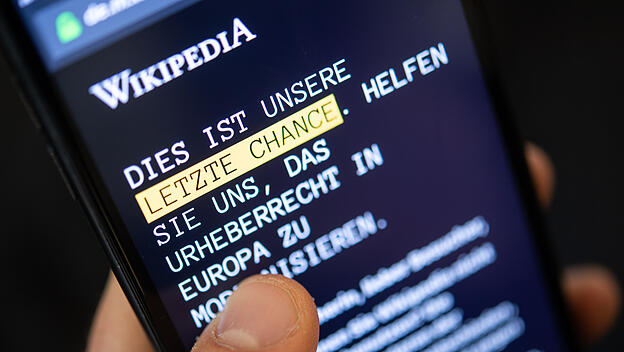 Wikipedia-Protest gegen geplante EU-Urheberrechtsreform