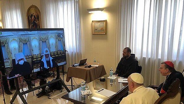 Ukraine-Konflikt - Patriarch Kirill und Papst Franziskus