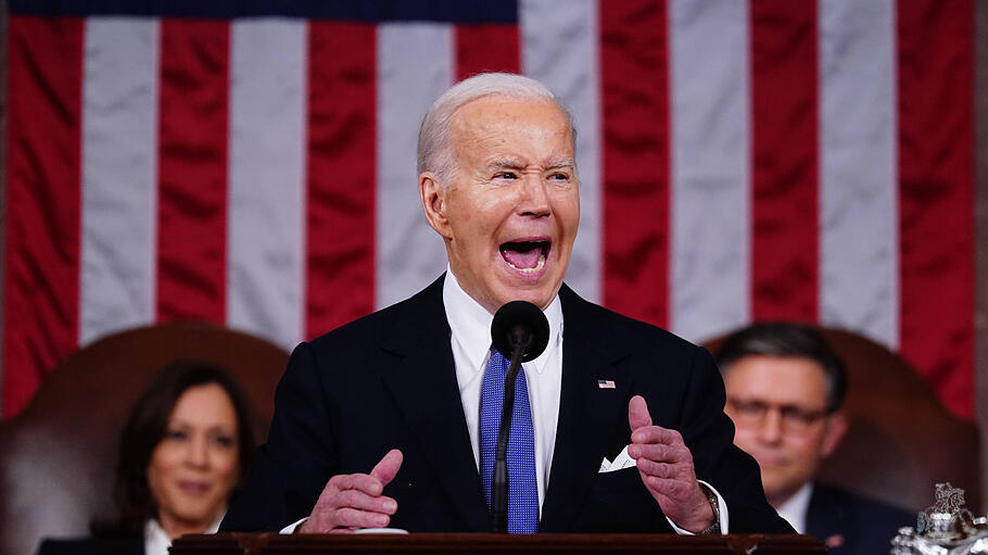 Joe Biden bei Rede zur Lage der Nation