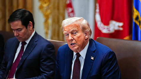 Donald Trump und US-Au&szlig;enminister Rubio