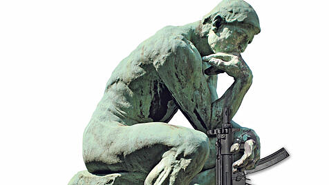 Le Penseur de Rodin (Laeken - Belgique)