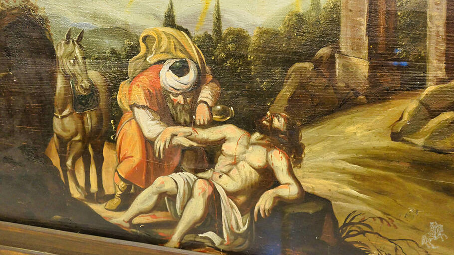 Der barmherzige Samariter von Daniel Thielen (1623-1711)