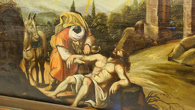Der barmherzige Samariter von Daniel Thielen (1623-1711)