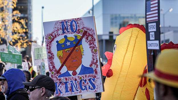 No-Kings-Proteste gegen US-Präsident Donald Trump