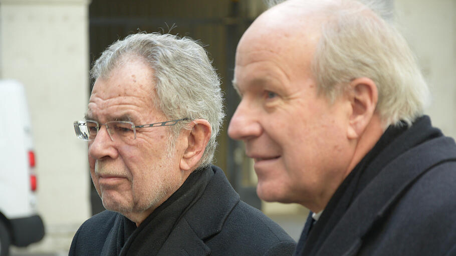 Kardinal Christoph Schönborn und Bundespräsident Alexander Van der Bellen