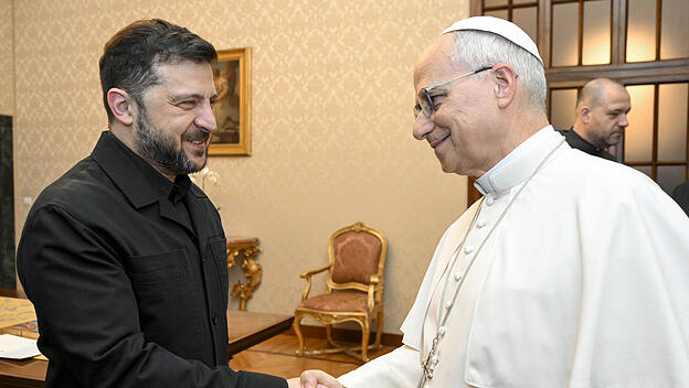Papst Leo XIVtrifft Volodymyr Zelensky