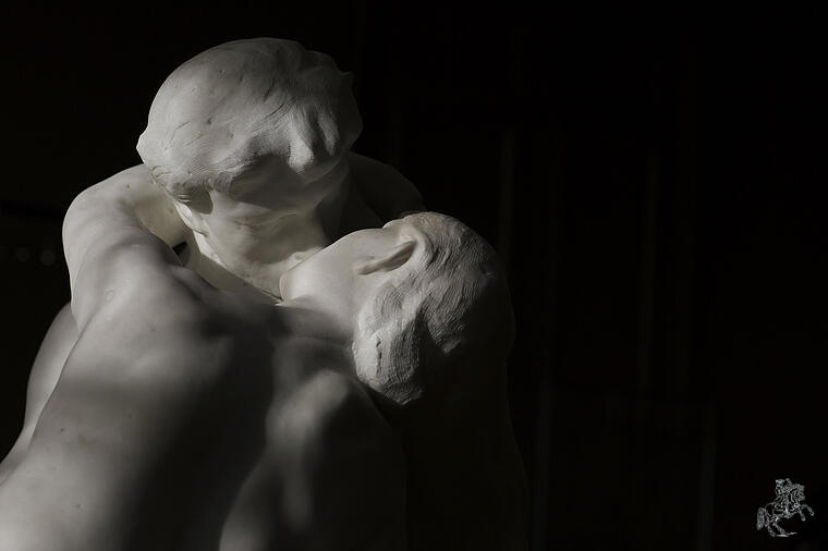 «Der Kuss» von Rodin
