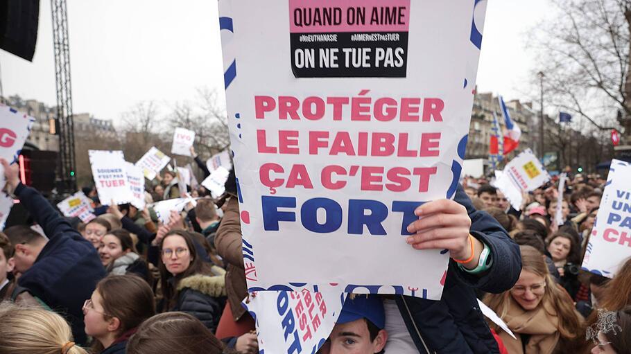 Abtreibungsgegner demonstrieren beim "Marche pour la vie"