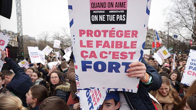 Abtreibungsgegner demonstrieren beim "Marche pour la vie"