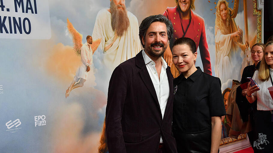 David Dietl und Hannah Herzsprung bei der Premiere von „Ein Münchner im Himmel - Der Tod ist erst der Anfang“.