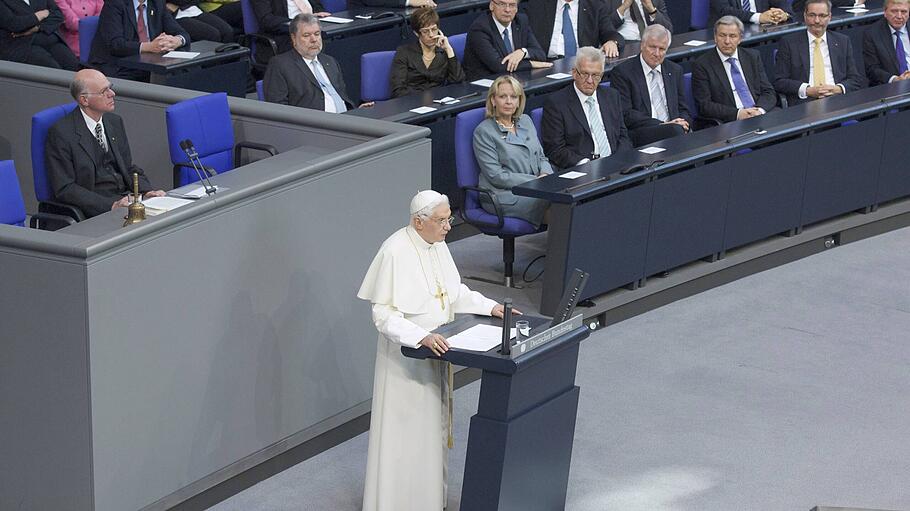 Papst Benedikts XVI. im Deutschen Bundestag