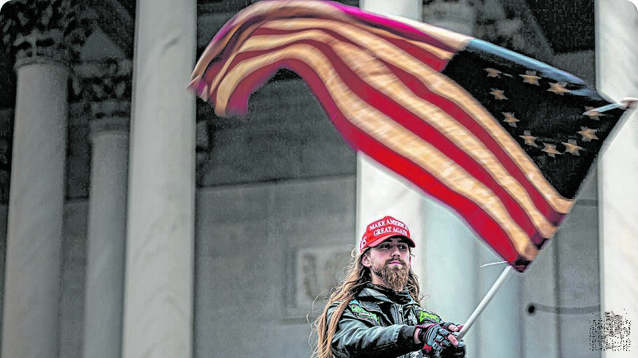 Trump-Anhänger beim Kapitolsturm