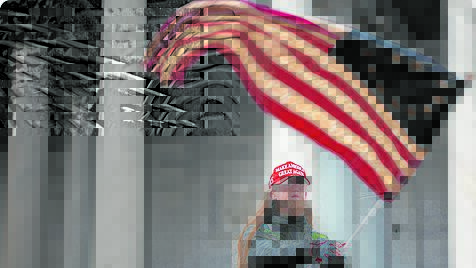 Trump-Anhänger beim Kapitolsturm