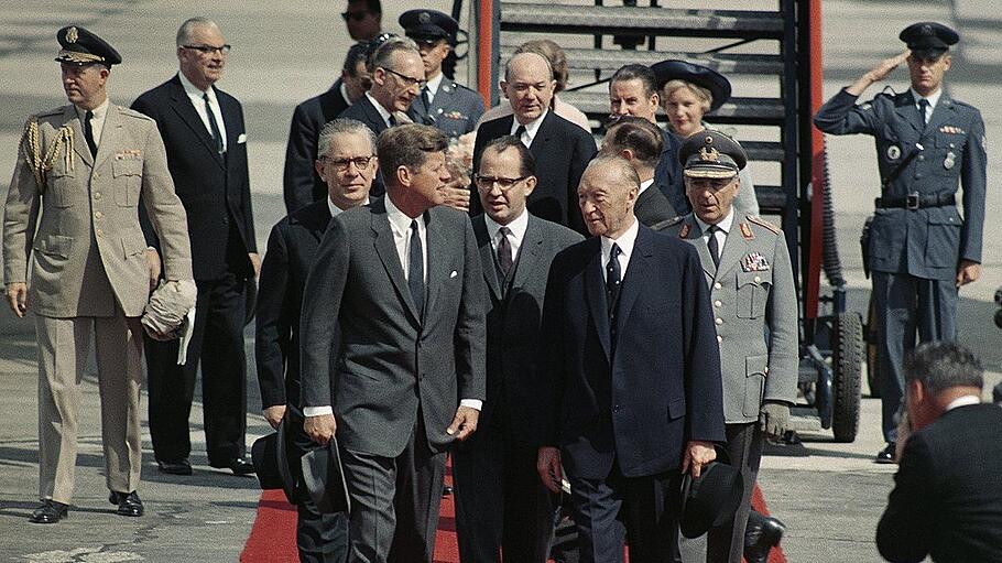 Konrad Adenauer und US-Präsident John F. Kennedy
