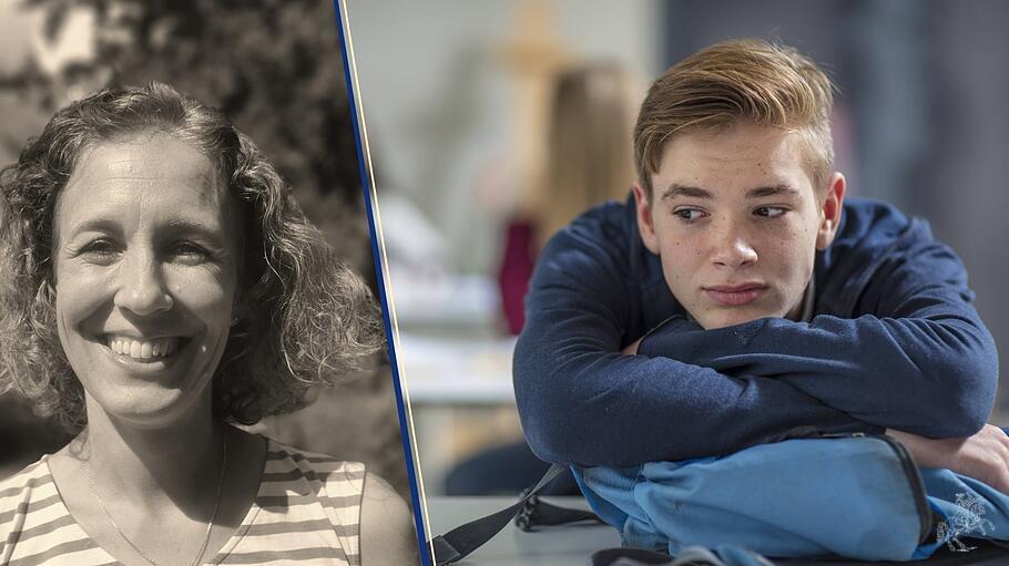 Familienredakteurin Sina Hartert, &uuml;berforderter Junge