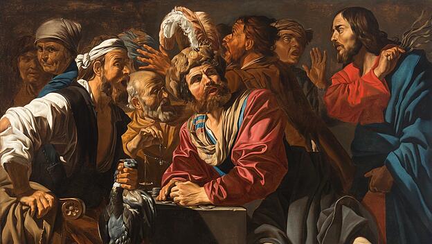 Matthias Stoms „Christus vertreibt die Geldwechsler aus dem Tempel“ (1629–1632)
