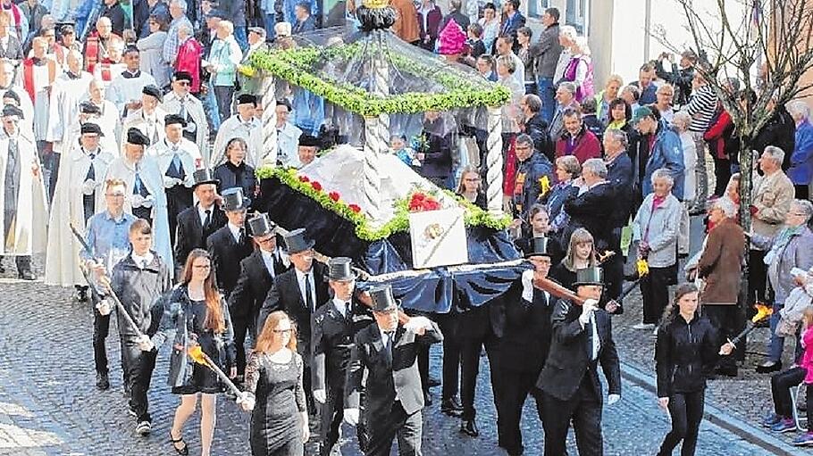 Fronleichnamsprozession im Eichsfeld