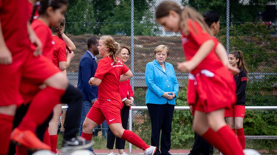 Bundeskanzlerin bei "Sport und Integration"