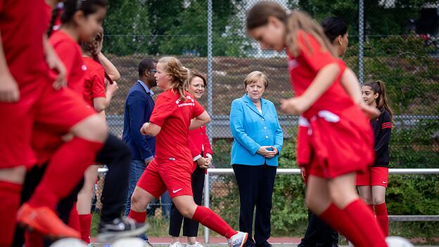 Bundeskanzlerin bei "Sport und Integration"