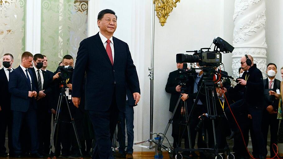 Chinas Staatschef Xi vor den Gesprächen mit dem russischen Präsidenten Putin