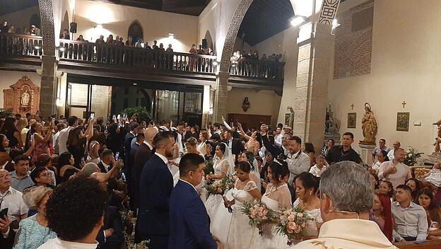 Megahochzeit in San Sebastián de los Reyes