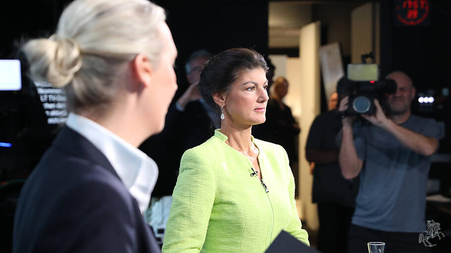 Alice Weidel und Sahra Wagenknecht beim TV-Duell
