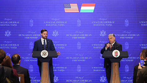 JD Vance und Viktor Orban