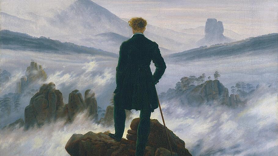 Caspar David Friedrich: Wanderer über dem Nebelmeer