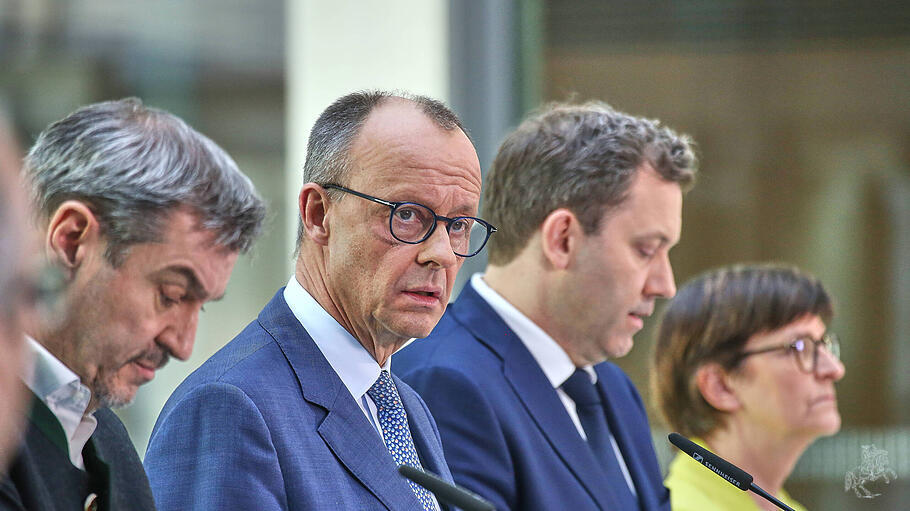 Söder, Merz, Klingbeil, Esken