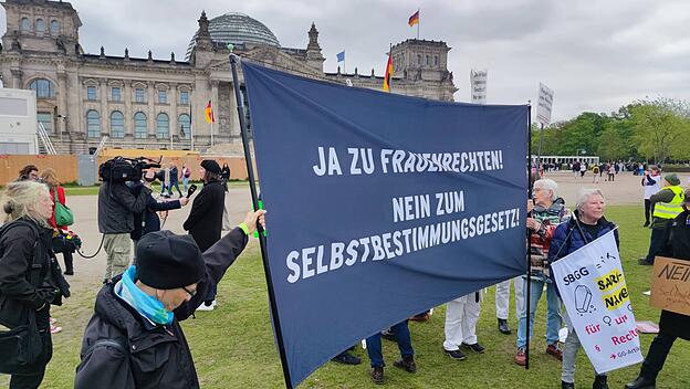 Demo gegen das Selbstbestimmungsgesetz