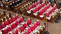 Bischöfe beim Eröffnungsgottesdienst zur Herbst-Vollversammlung der Deutschen Bischofskonferenz im Dom zu Fulda 2024.