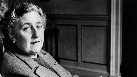 Die englische Schriftstellerin Agatha Christie