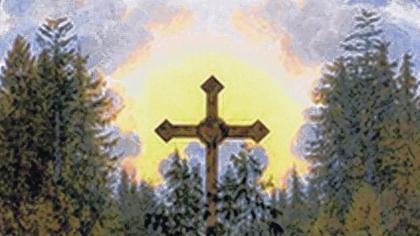 "Kreuz im Gebirge", Caspar David Friedrich