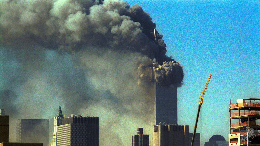 World Trade Center unmittelbar nach dem Terroranschlag