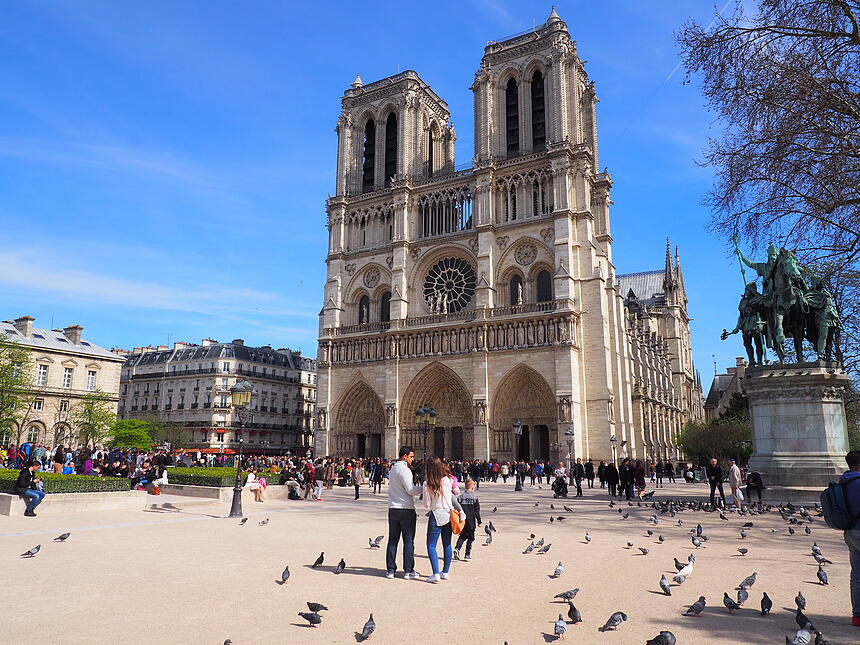 Notre-Dame vor dem Brand