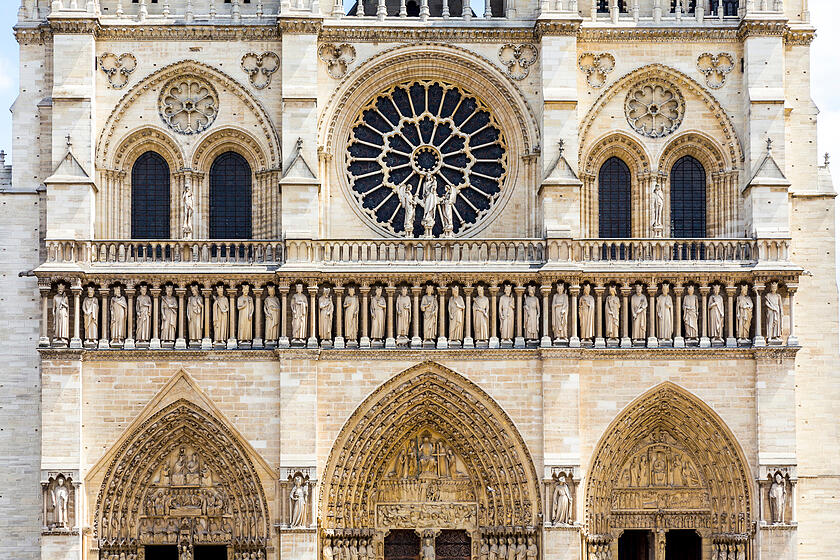 Fragment von Notre-Dame de Paris, Frankreich