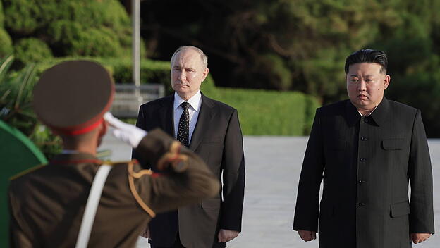 Russlands Präsident Wladimir Putin und Nordkoreas Diktator Kim Jong-un