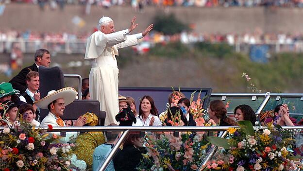 Weltjugendtag Besuch Papst Benedikt XVI.