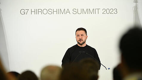 Wolodymyr Selenskyj  beim G7 Gipfel in Hiroshima