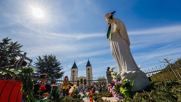 Marienstatue in Medjugorje