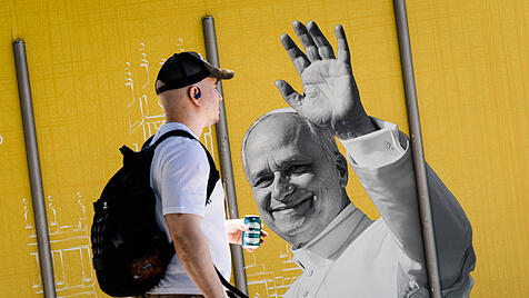 Vorbereitungen auf Papstbesuch in Madrid