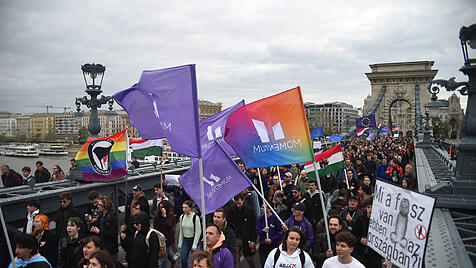 Proteste in Budapest